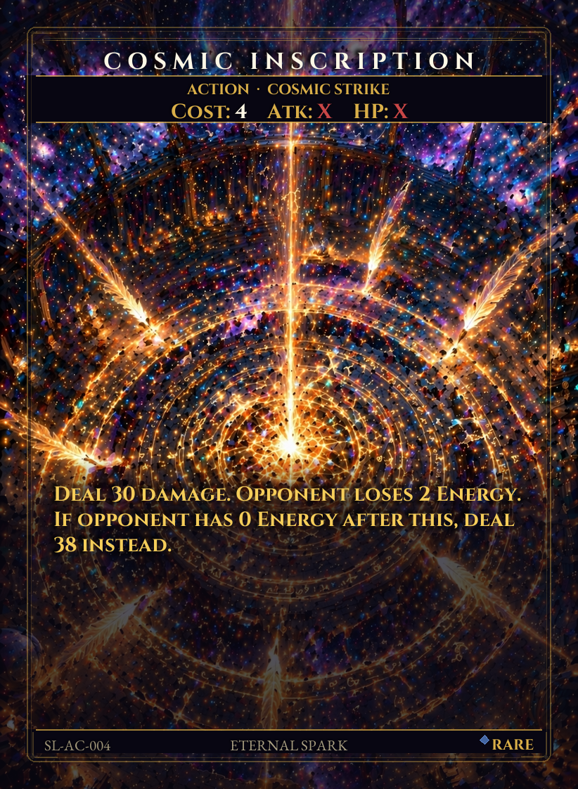 Cosmic Inscription