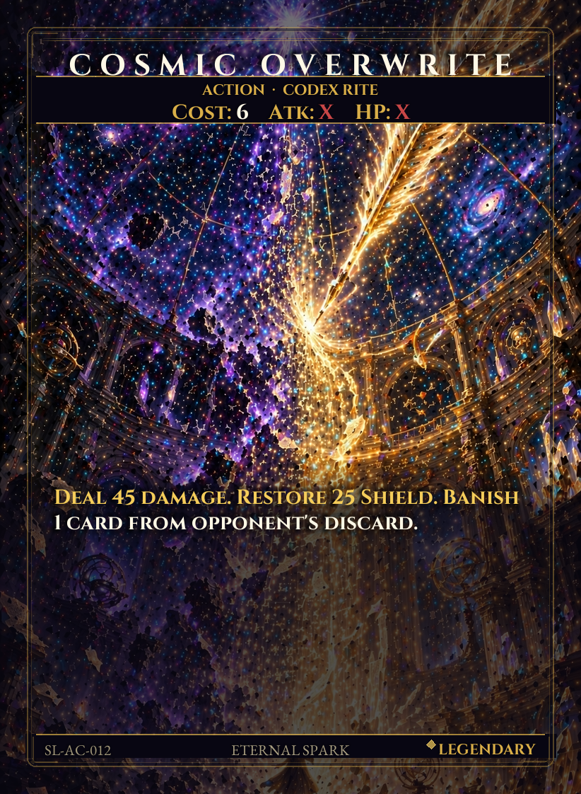 Cosmic Overwrite