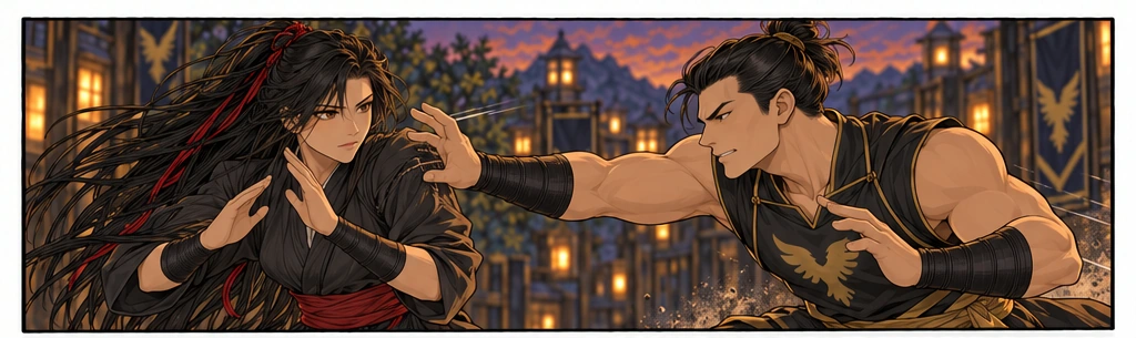 Teren comes off the wall and reaches toward Mali’s face.